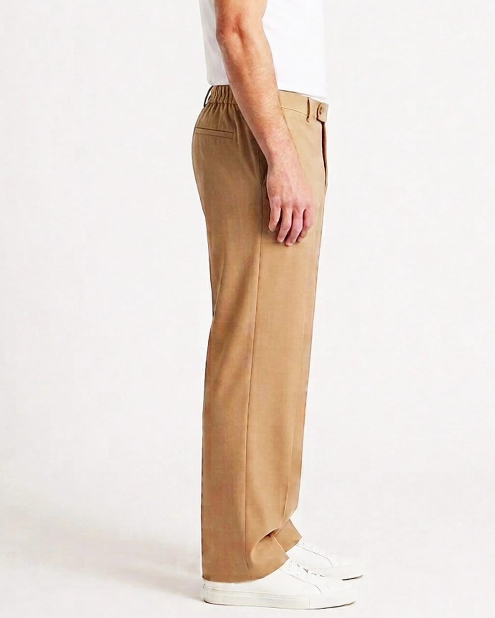 Flexible Grey Plaid Pants