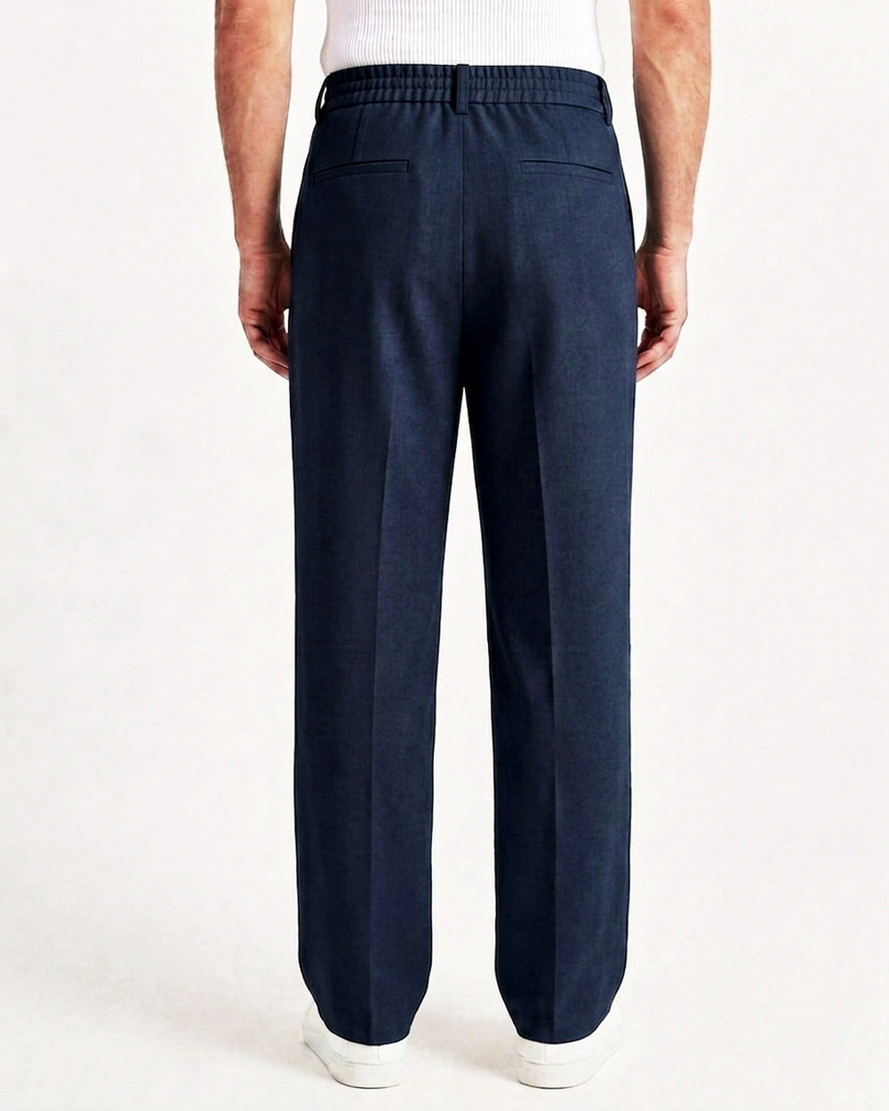 Flexible Grey Plaid Pants